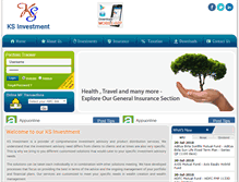Tablet Screenshot of ksinvestment.com